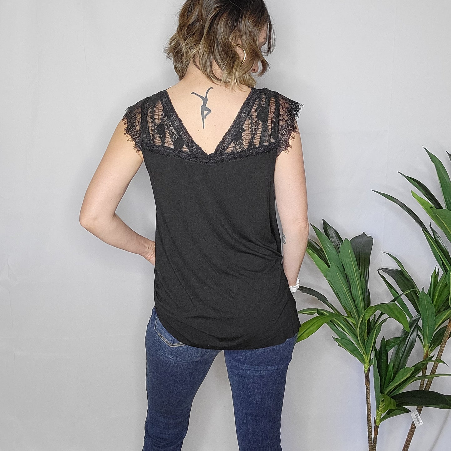 Black Lace Tank