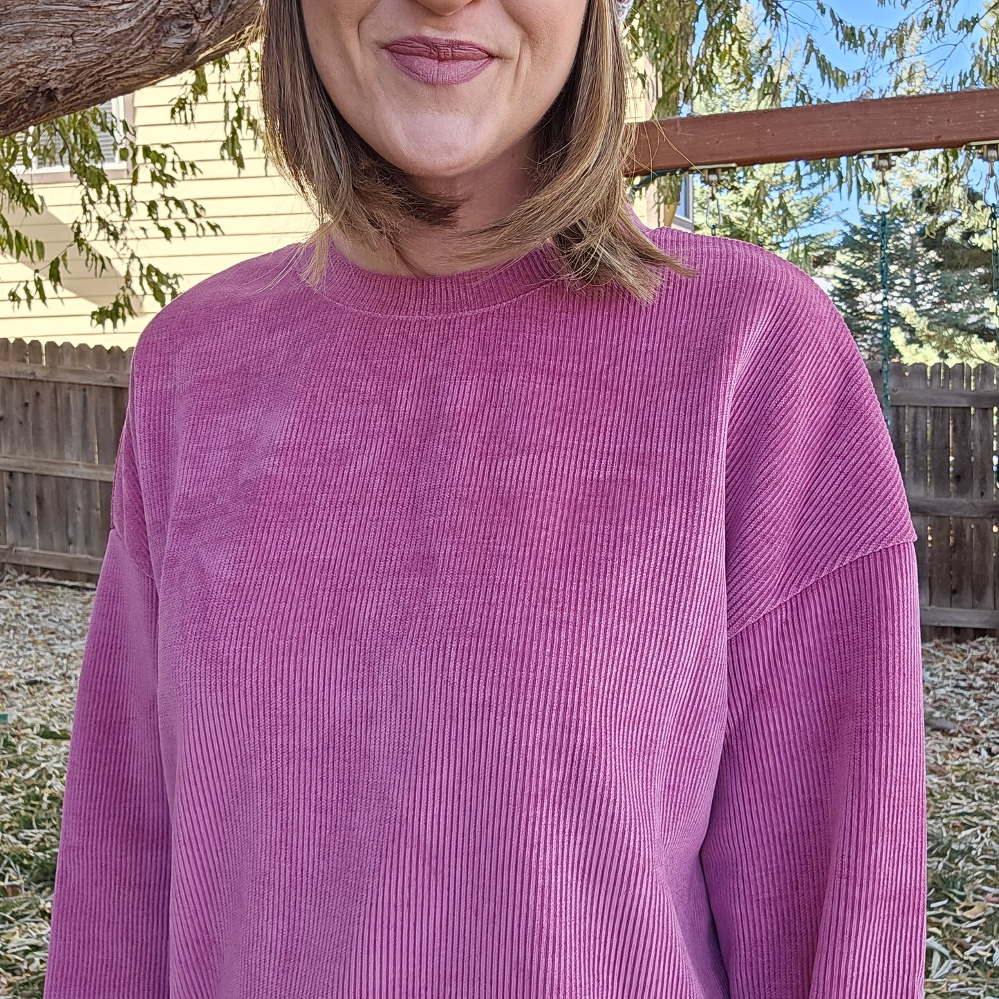 Corded Crew Sweatshirt