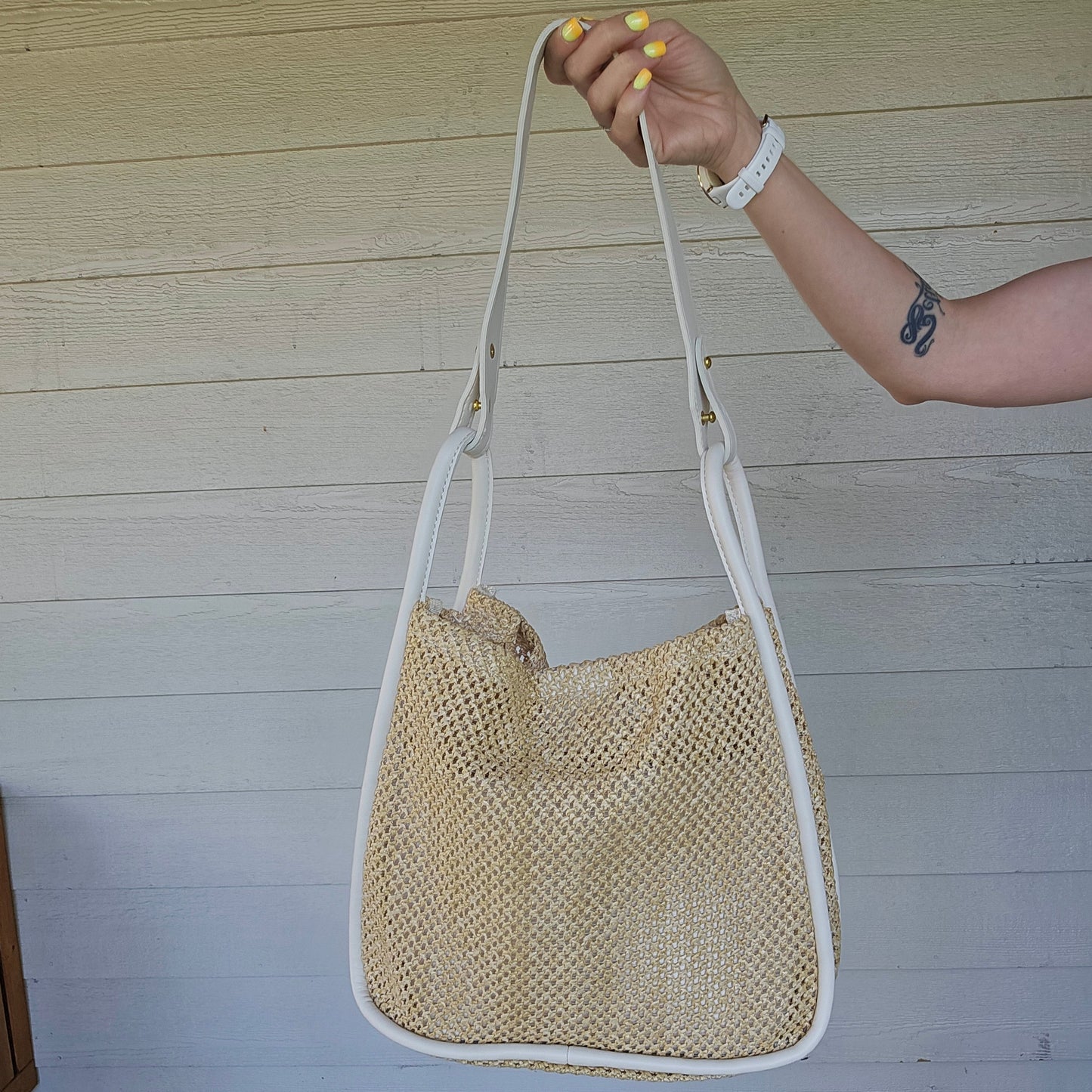 Woven Shoulder Bag