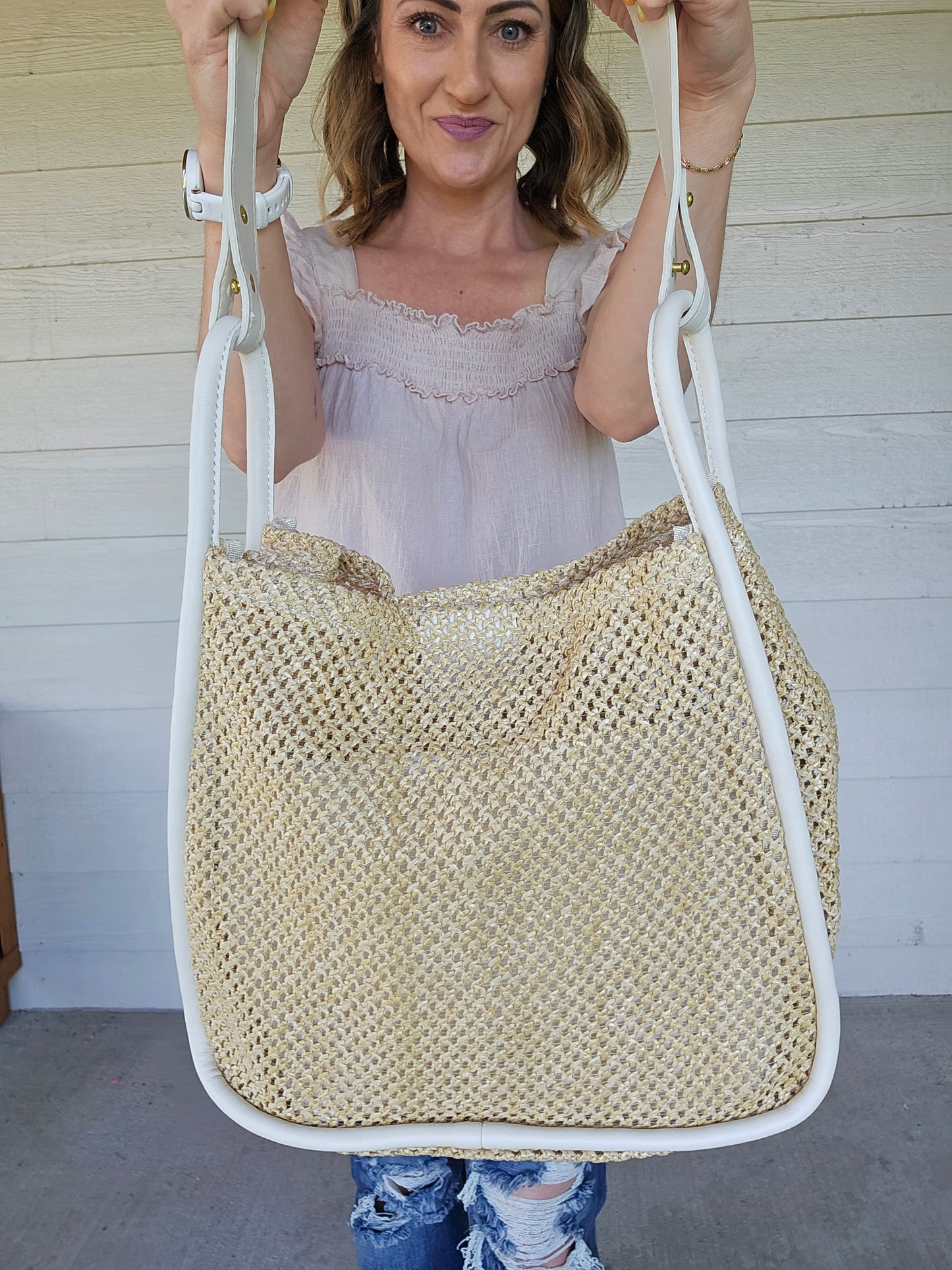 Woven Shoulder Bag