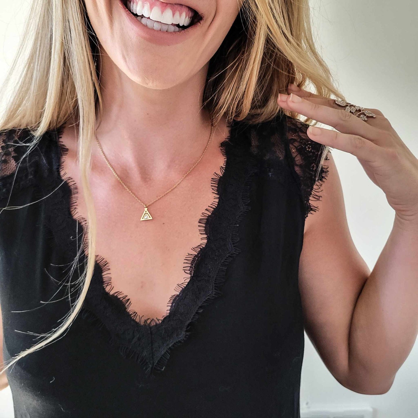 Black Lace Tank