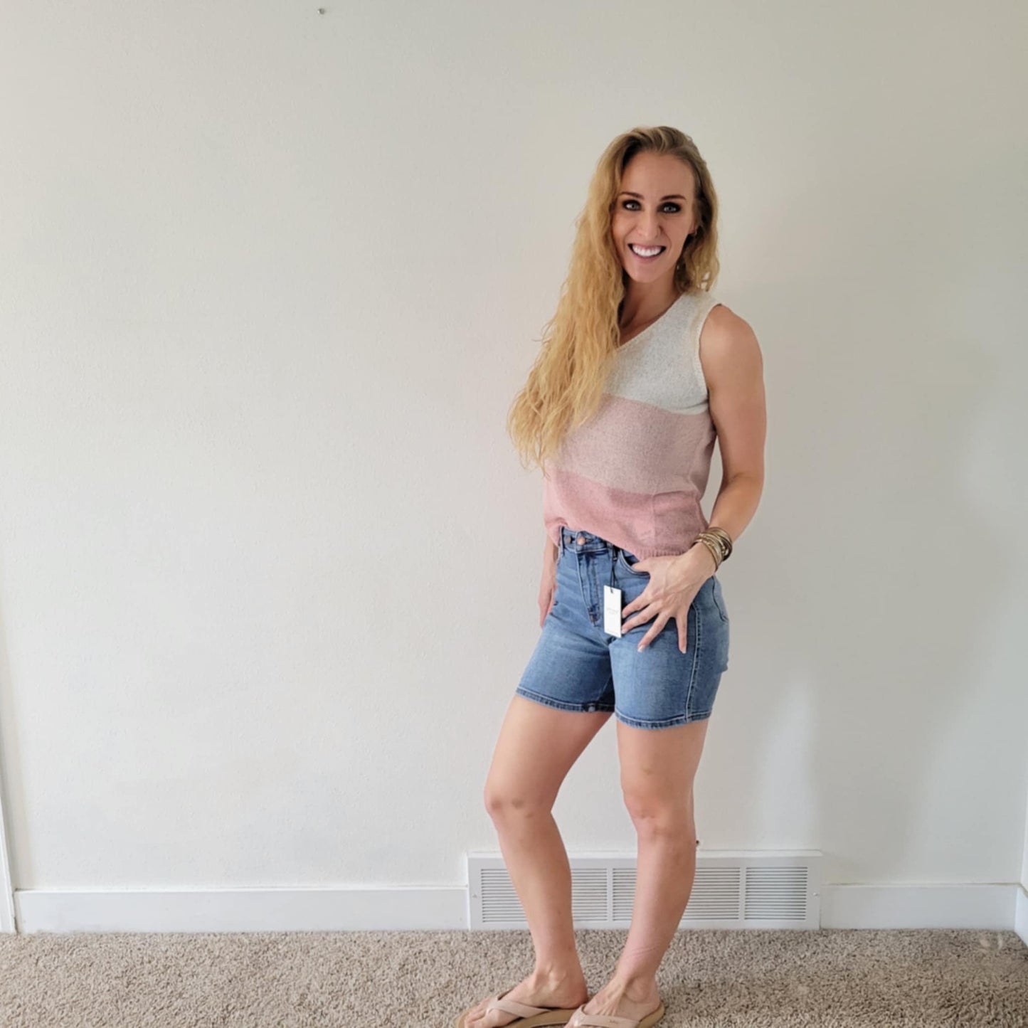 Judy Blue Double Button Denim Shorts