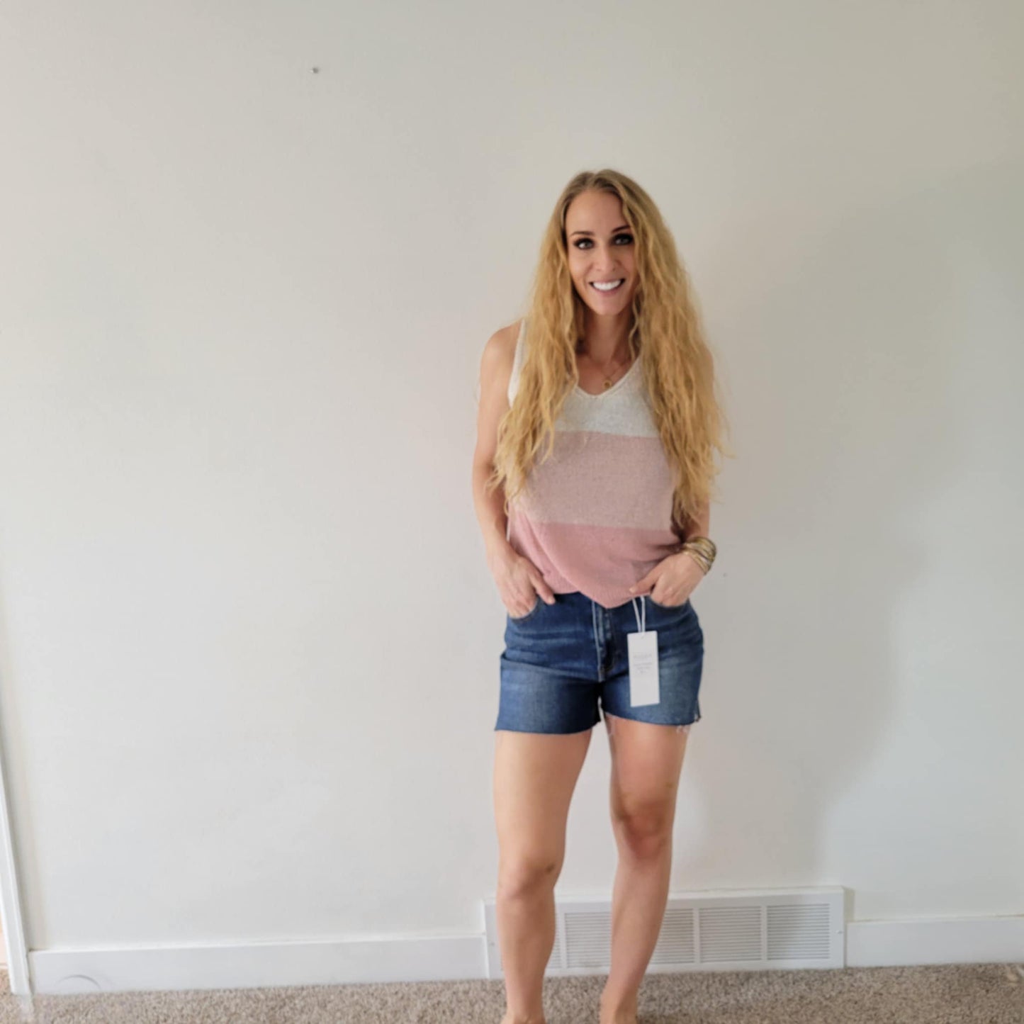 Dark Wash Denim Shorts