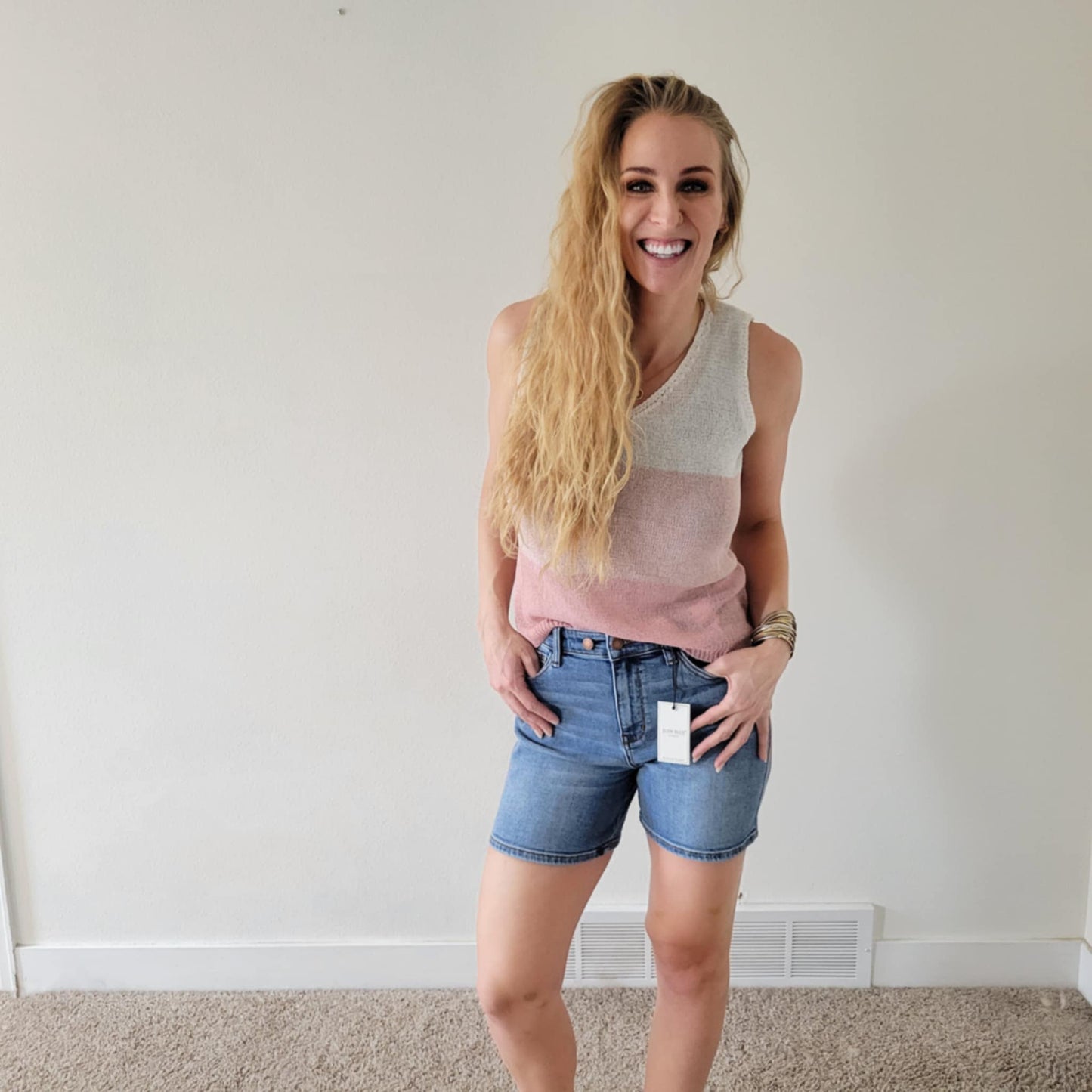 Judy Blue Double Button Denim Shorts