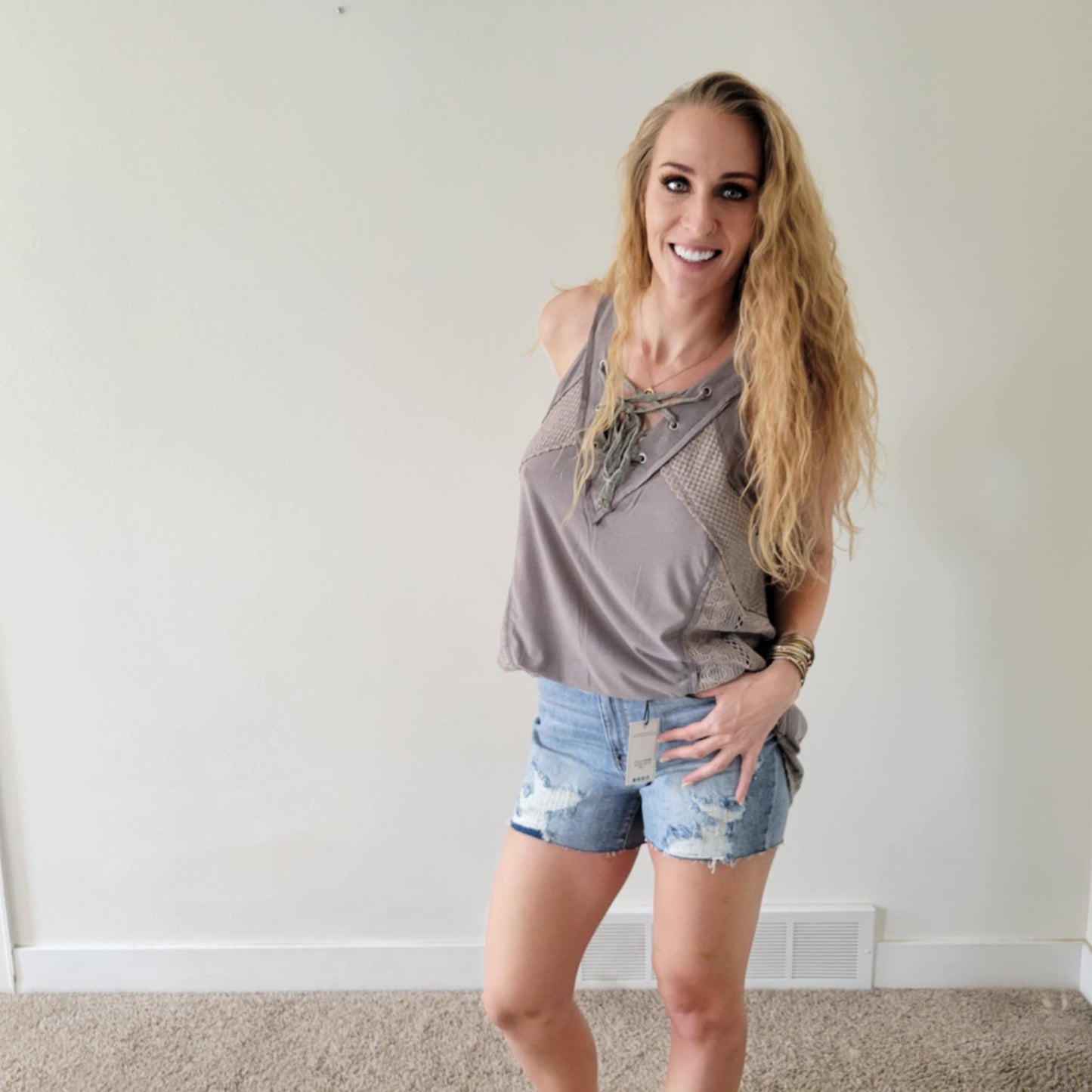 Judy Blue Distressed Denim Shorts