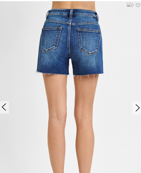 Dark Wash Denim Shorts