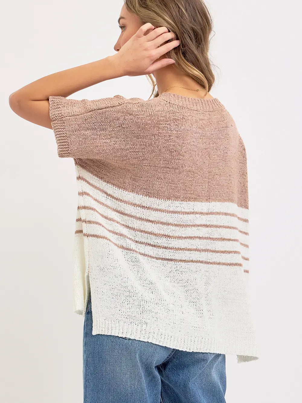 Mauve Knitted Top