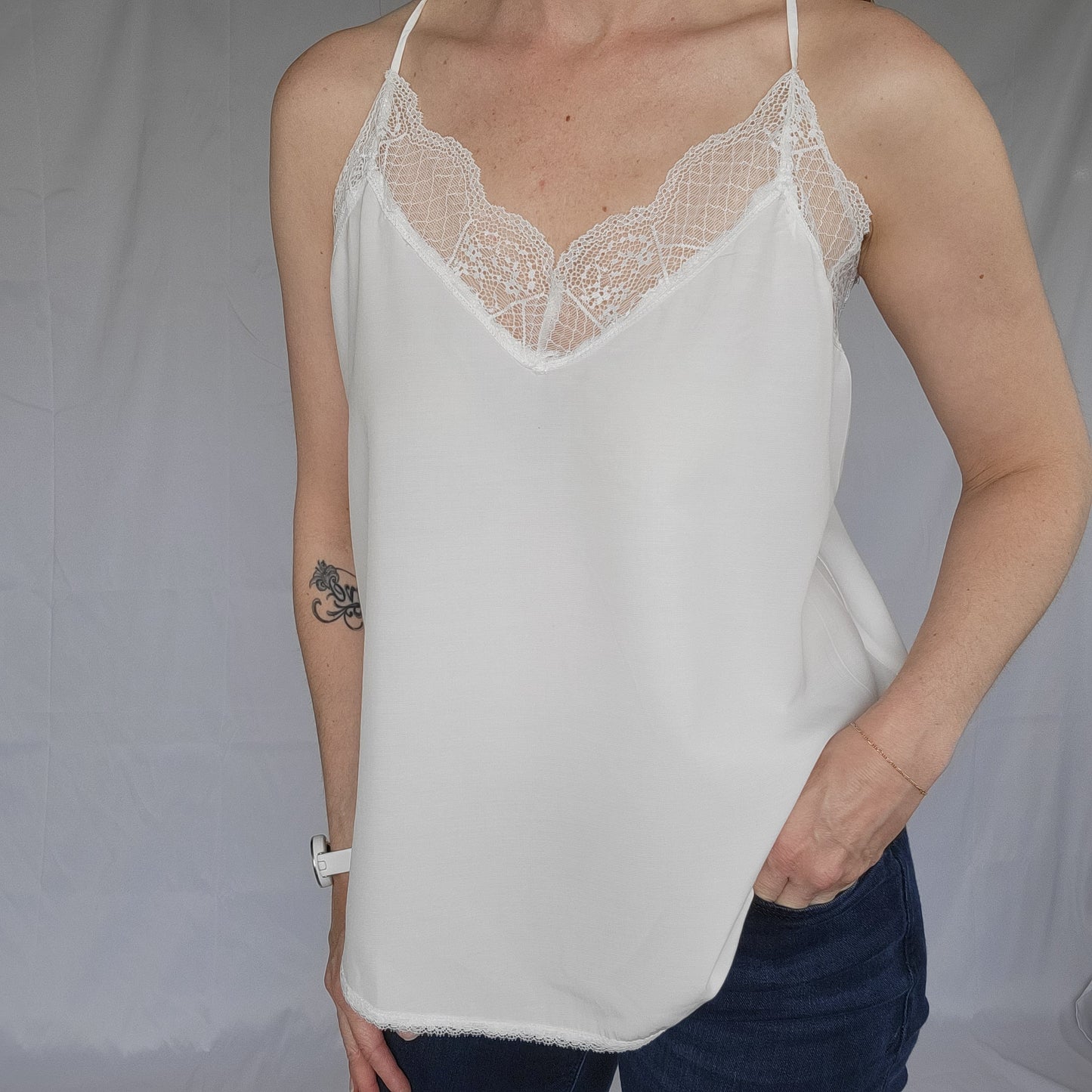 White Lace Cami