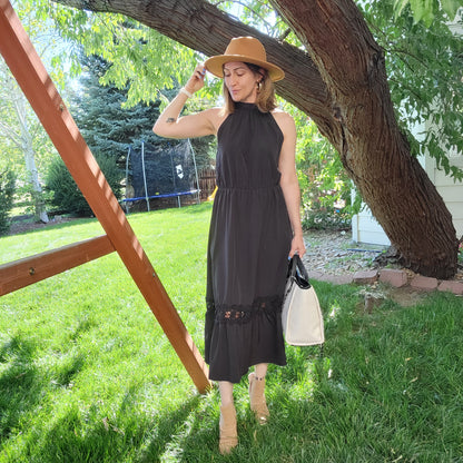 Black Midi Dress