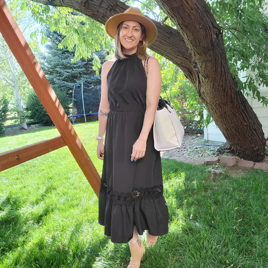 Black Midi Dress