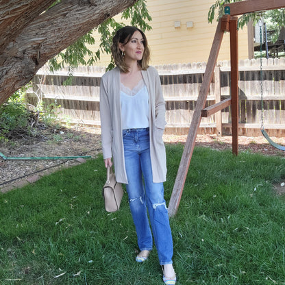 Ribbed Cardigan