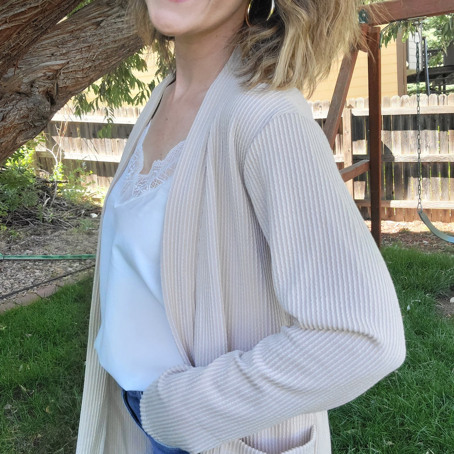 Ribbed Cardigan