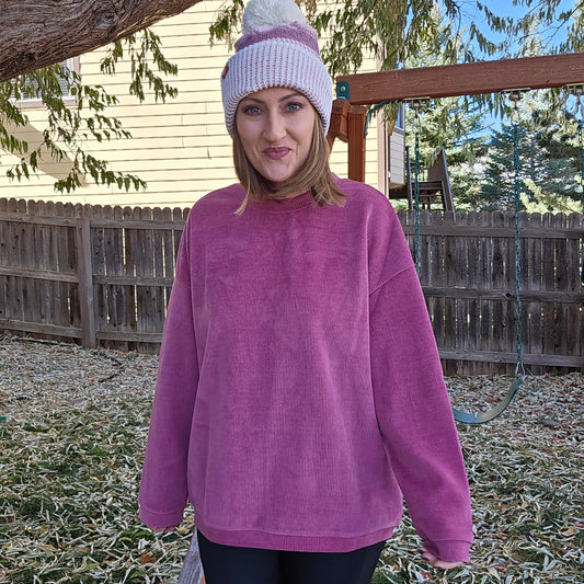 Corded Crew Sweatshirt
