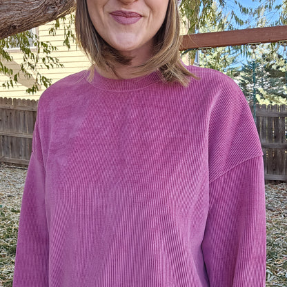 Corded Crew Sweatshirt