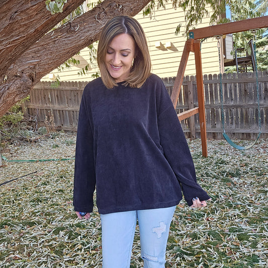 Corded Crew Sweatshirt