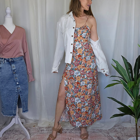 Colorful Floral Maxi Dress
