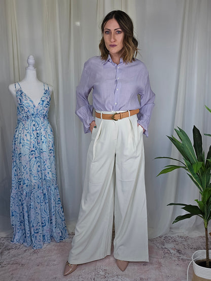 Wide Leg Trouser Pants