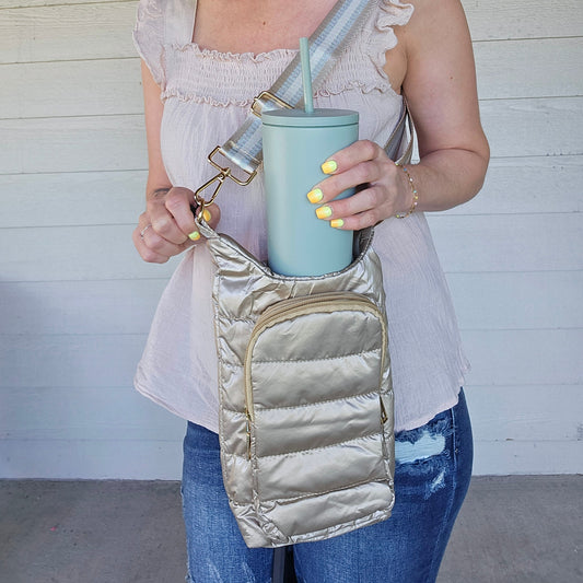 Tumbler Puffer Crossbody
