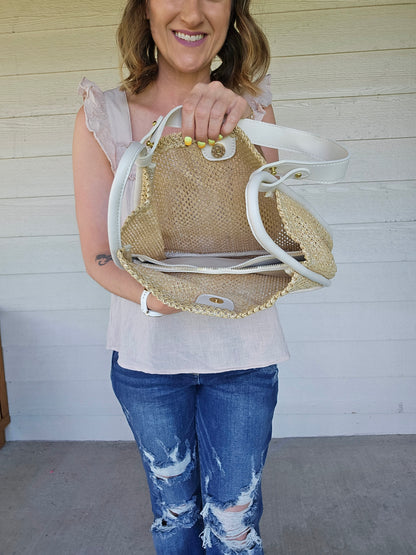Woven Shoulder Bag