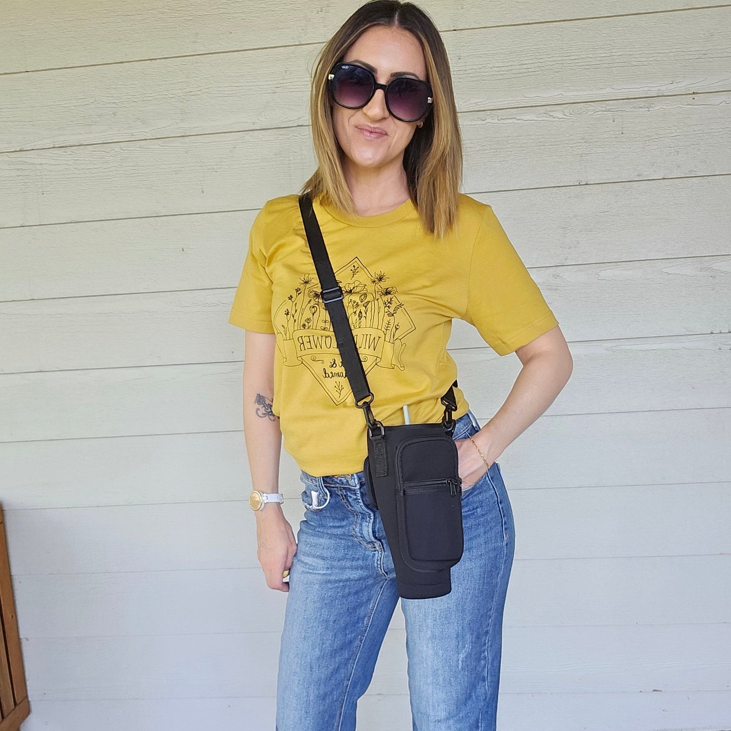 Black Bottle Crossbody