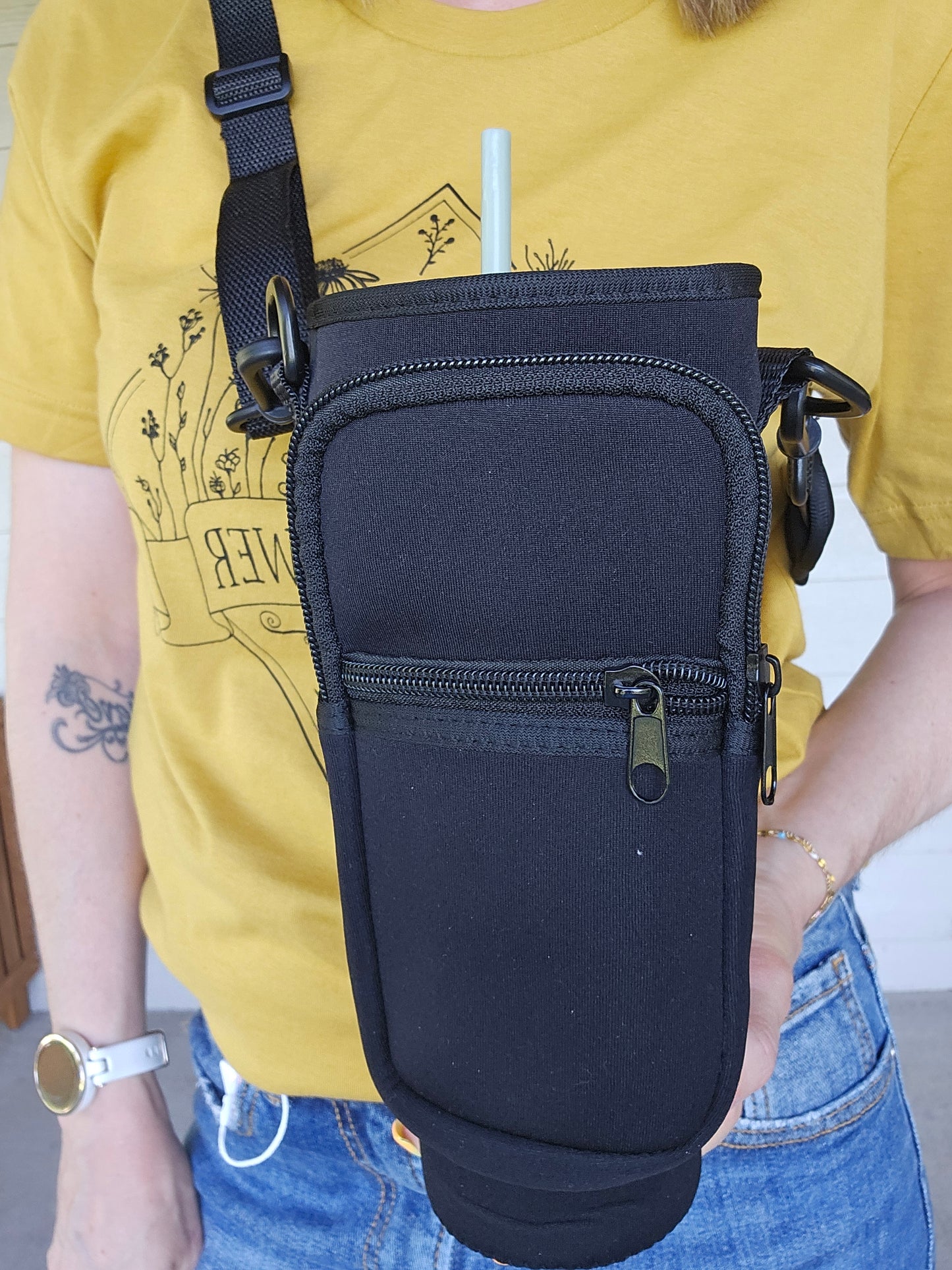 Black Bottle Crossbody