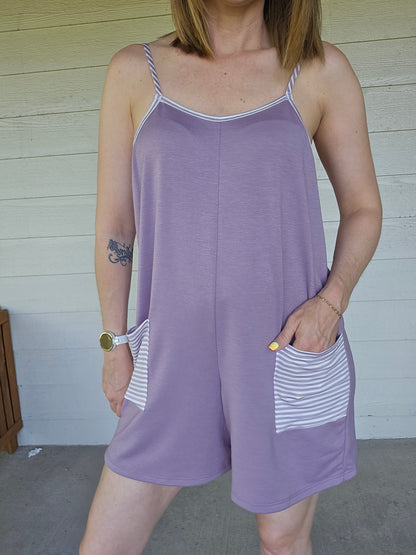 Lavender Romper