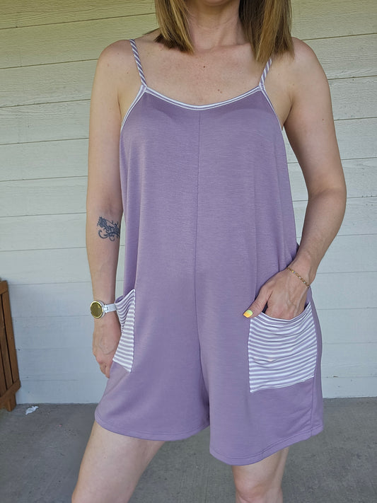 Lavender Romper
