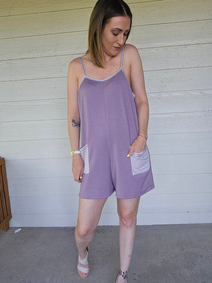 Lavender Romper