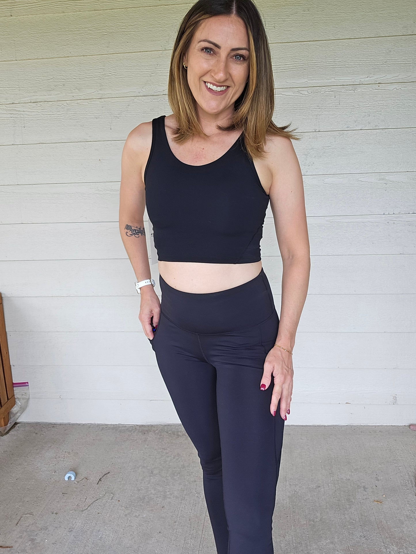 Black Sports Bra
