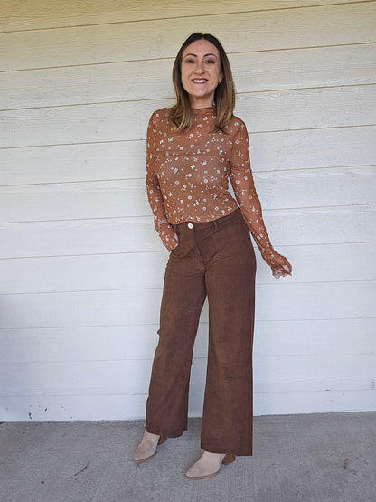 Brown Corduroy Pants