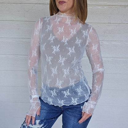 Sheer White Top