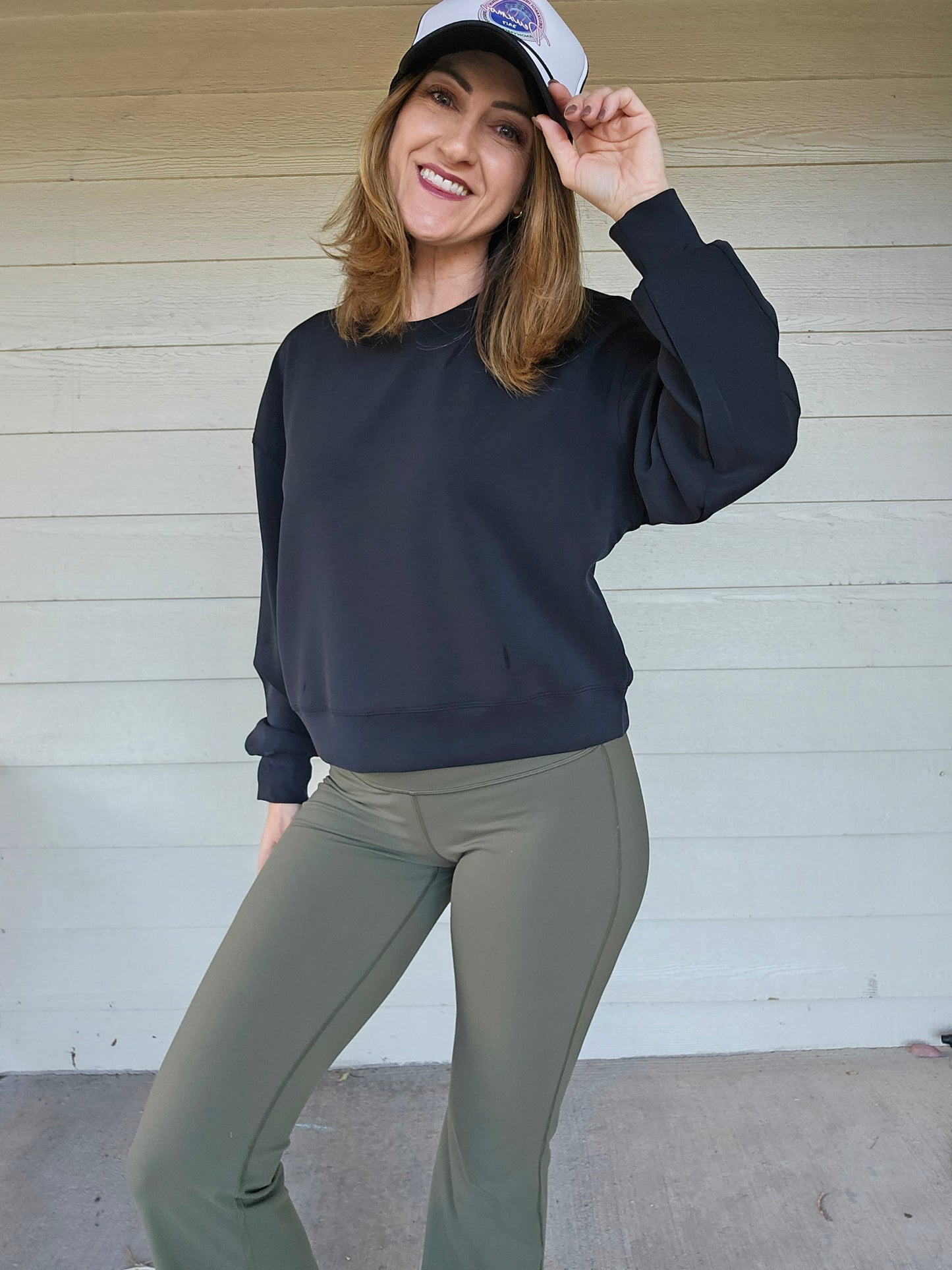 Super Soft Black Sweatshirt