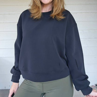 Super Soft Black Sweatshirt