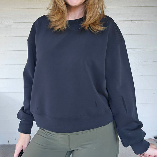 Super Soft Black Sweatshirt
