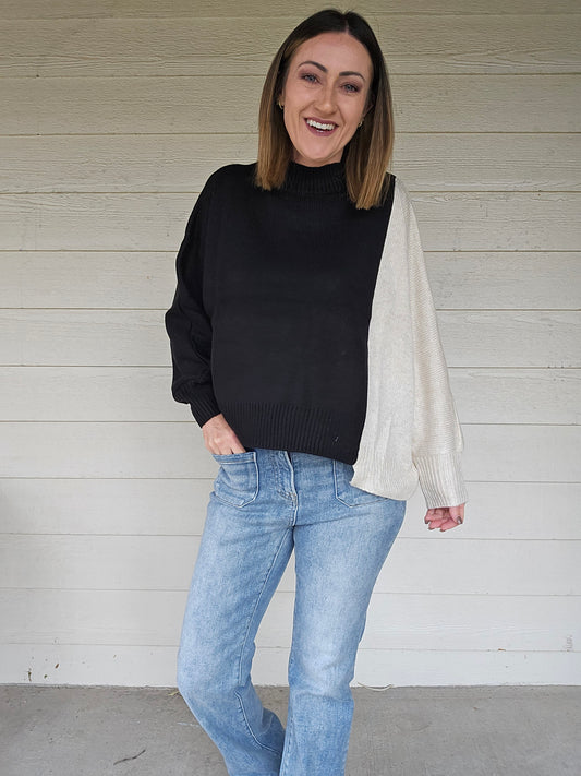 Two Tone Sweater