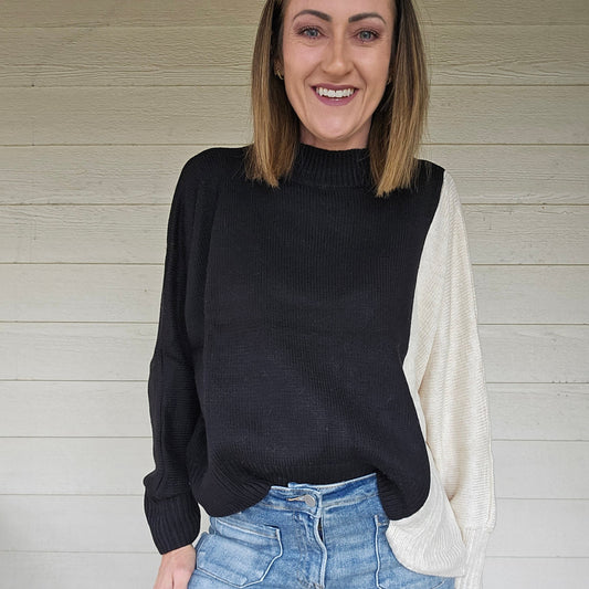 Two Tone Sweater