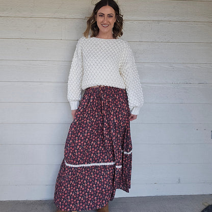 White Bubble Sweater