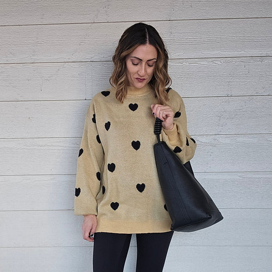 Oversized Heart Sweater