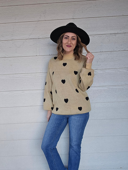 Oversized Heart Sweater