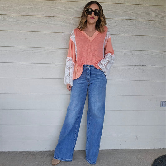 Wide Leg Judy Blue Jeans
