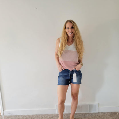 Dark Wash Denim Shorts