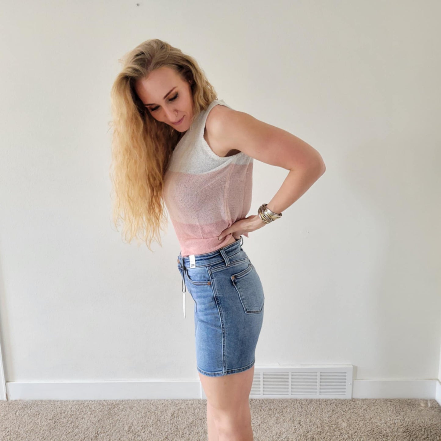 Judy Blue Double Button Denim Shorts