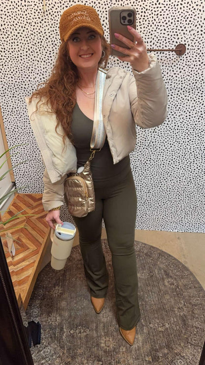 Cropped Puffer Jacket