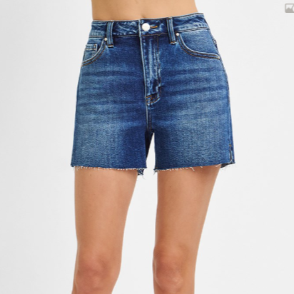 Dark Wash Denim Shorts
