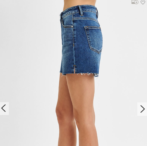 Dark Wash Denim Shorts