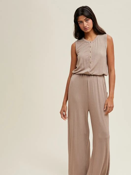 Mocha Jumpsuit