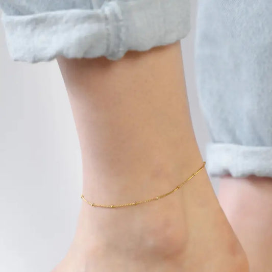Delicate Gold Anklet