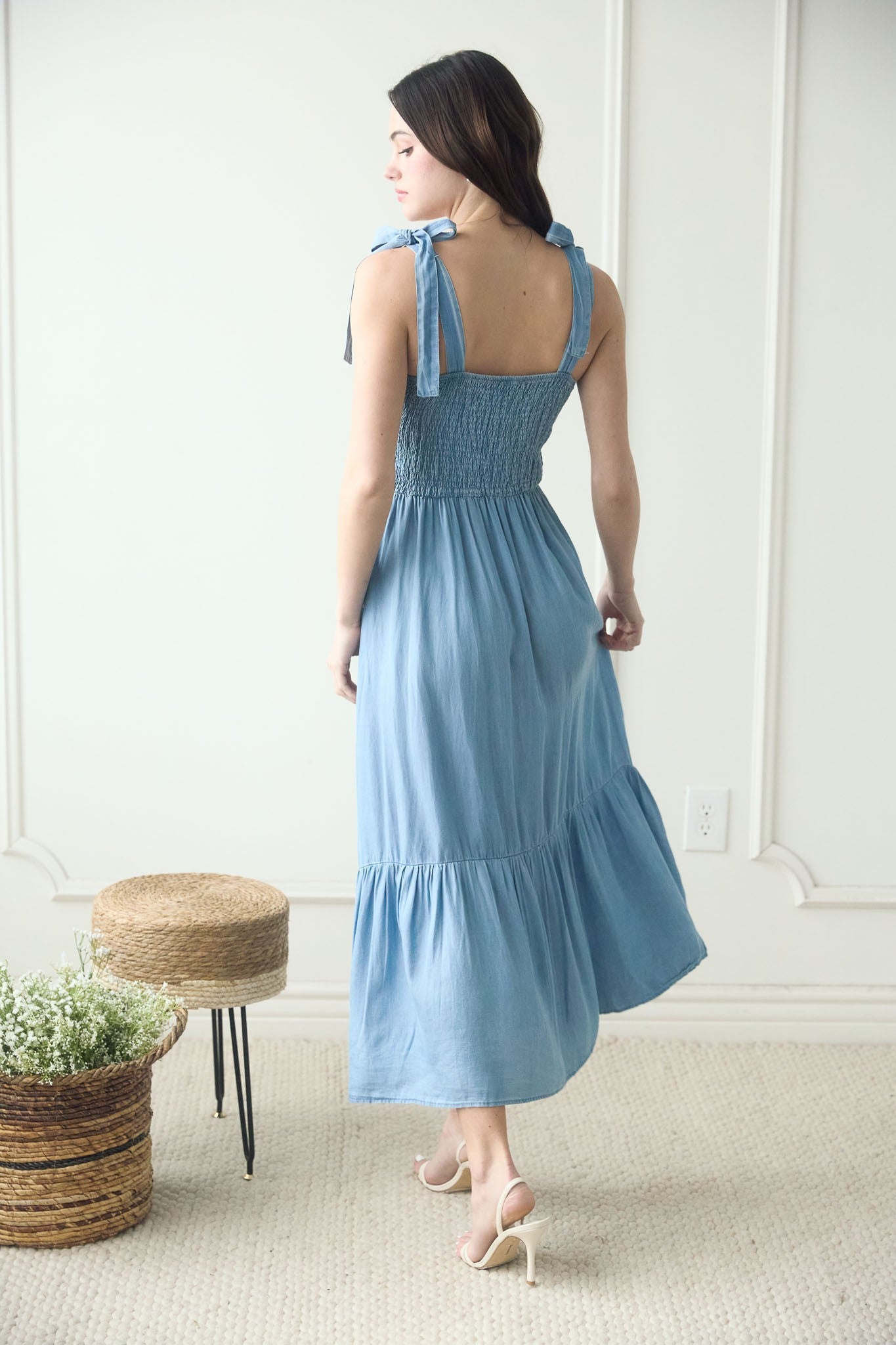Chambray Maxi Dress