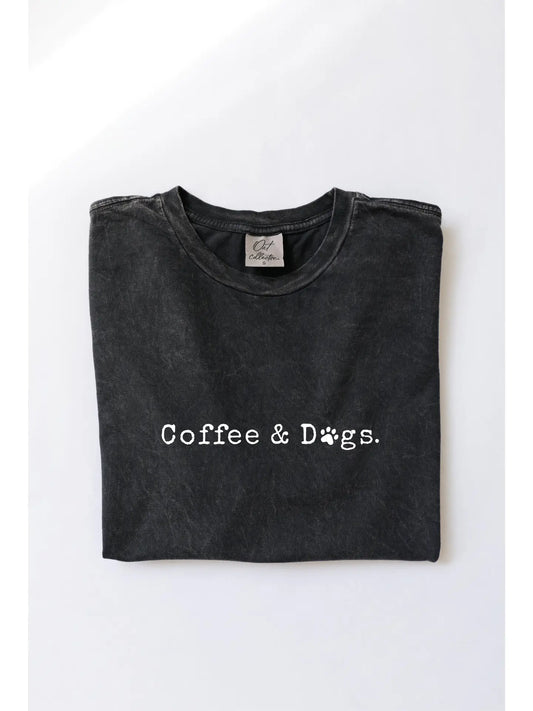 Coffee and Dogs Graphic Tee