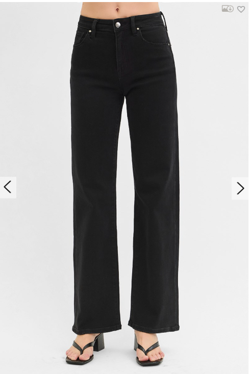 Black Wide Leg Jeans